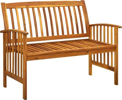 Obrázek produktu pro vidaXL Zahradní lavička s polštářem 119 cm masivní dřevo akácie