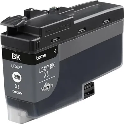 Produktbild von Tintenpatrone, BROTHER LC427XLBK, Schwarz, 6000 Seiten, Kompatibel mit MFC-J6955DW, HL-J6010DW