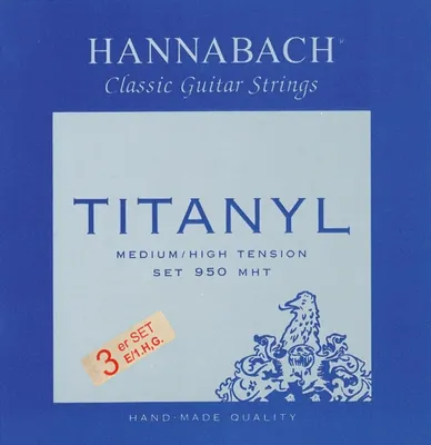 Produktbild von Hannabach 9508MHT Titanyl - medium/high - Diskantsatz