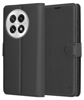 Produktbild von Techsuit Leder Folio Book Wallet Klapphlle fr OnePlus 13 - Schwarz