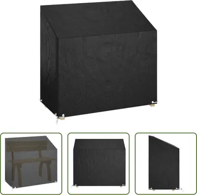 Immagine prodotto di The Living Store Copertura per panchina da giardino 8 occhielli 130x70x70/88 cm polietilene