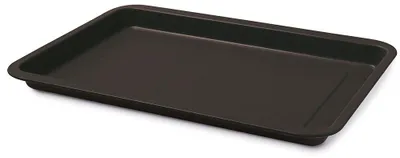 Ovenplatte mit Antihaftbeschichtung, 39,5 x 30 x 2,5 cm, schwarz