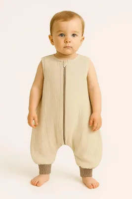Image de My Sweet Baby sac de couchage muslin XL 2-4 ans crème TOG 1.0