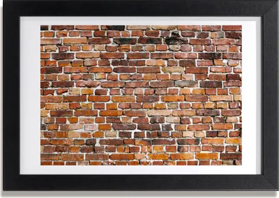 Produktbild von Bild 30x20 MDF-Rahmen, Wandkunst Ziegelwand
