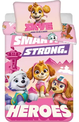 Imagen del producto de Juego de ropa de cama Paw Patrol 558 para bebé, 100x135 cm, con almohada de 40x60 cm