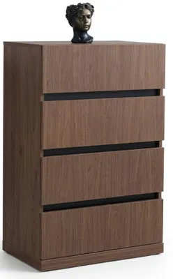 Image de Table de chevet, commode, chambre à coucher, bois, marron, moderne, élégant