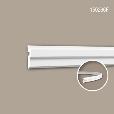 Produktbild von PROFHOME 150266F flexible Eckleiste Stuckleiste aus flexiblem Polyurethan 2 m