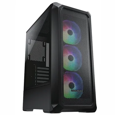 Produktbild von COUGAR Gaming Archon 2 Mesh RGB, Midi Tower, PC, Schwarz, ATX, micro ATX, Mini-ATX, Netz, 17 cm