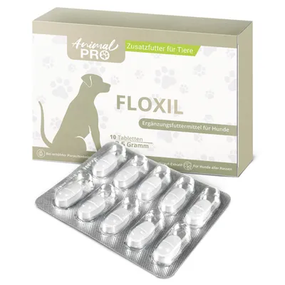 Produktbild von FLOXIL Tabletten | pflanzlich & hochdosiert | ideal für Hunde im Freien | Ergänzungsfuttermittel