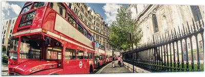 Produktbild von Bilder auf glas - Architektur London Stadt - 160x50cm - Glasbilder - Wandbilder - Kunstdruck - zum Aufhängen bereit - Wanddekoration aus Glas - Glas Bilder - Wandbild auf Glas - GAB160x50-2405