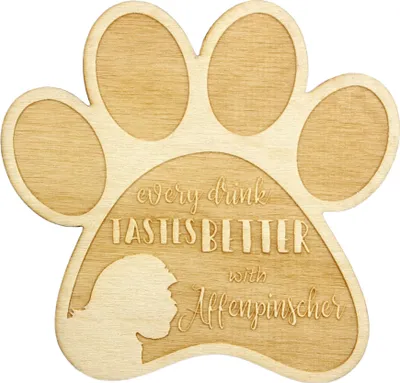 Image de Art-Dog Dessous de tasse – Affenpinscher