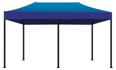 Zdjęcie produktu dla Namiot ogrodowy/altana Kebon 3x6m wodoodporny, składany, na targi i jarmarki, niebieski