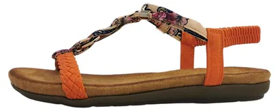 Produktbild von 2 Go Fashion Ubah Damenschuhe Sandalette Orange Freizeit