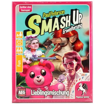 Zdjęcie produktu dla Pegasus Smash Up: Lieblingsmischung, Gra karciana, Odgrywanie ról, 12 lat(a), 30 min