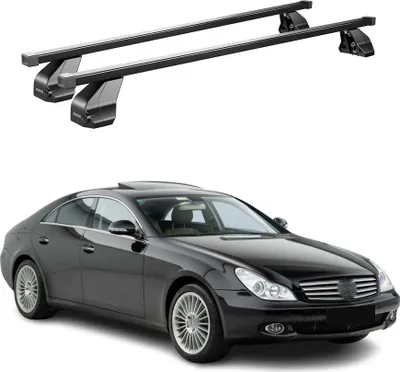 Produktbild von Menabo Dachträger Grundtäger für Mercedes CLS C219 2004-2010 75kg Stahl Schwarz