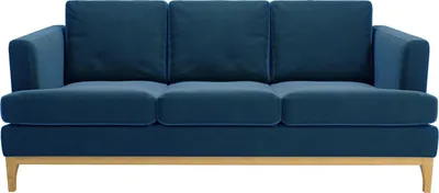Produktbild von SLF24 - Dreisitzer-Sofa Scarlett - blau - Velluto 11