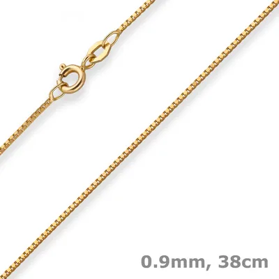 0-9mm-Veneziakette-aus-375-Gelbgold-38cm