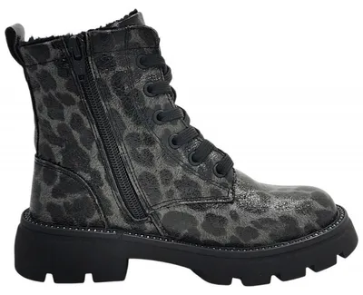 Immagine prodotto di Tom Tailor, scarpe per bambine, stivali con lacci, colore nero, modello casual