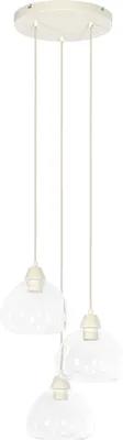 Produktbild von Light & Living - Hängelampe BISHO - Ø30x14cm - Weiß