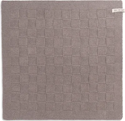 Produktbild von Knit Factory Küchentuch Uni - Taupe - 50x50 cm