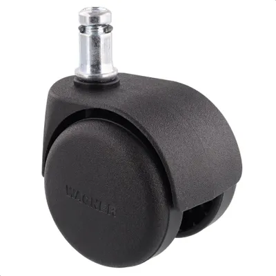 Produktbild von WAGNER Bürostuhlrolle HART - Ø 50 mm, intervallgebremst, Steckstift 11x20 mm, Tragkraft je 50 kg - 01500161