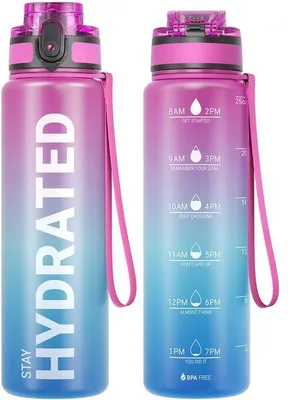 Zdjęcie produktu dla Sportowa butelka na napoje, butelka sportowa, Tritan, 1 l/500 ml/750 ml, szczelna butelka sportowa, do jazdy na rowerze, na kemping, na jogę, na siłownię
