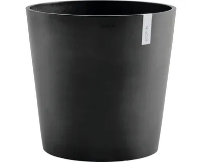 Produktbild von Pflanzkübel Ecopots Amsterdam Kunststoff matt Ø 60 cm H 54,8 cm dunkelgrau
