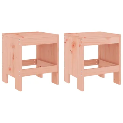 Image de vidaXL Tabouret de jardin 2 pcs 40x36x45 cm bois massif douglas