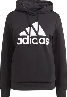 Productafbeelding van Adidas Essentials logo, Volwassenen, Dames, Hoodie, Zwart, Wit, Lange mouwen, Afbeelding