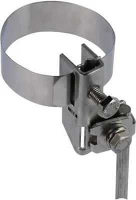 Produktbild von Dehn + Soehne Antennen-Bandrohrschelle D 27-165mm NIRO 540 100 (540100)