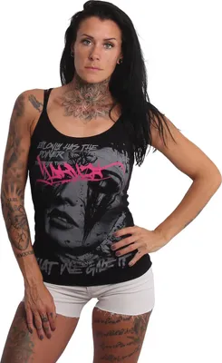 Image de Yakuza Femme Give It Débardeur, Noir, 3XL