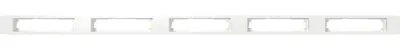 Produktbild von Gira Abdeckrahmen 5f Gira E1 Reinweiß m 0215151