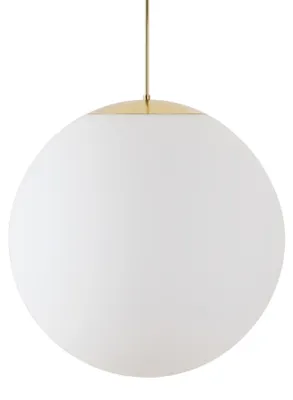 Imagen del producto de OSMONT ISI60713 ISIS P5 PM-M: Lámpara colgante de plástico, con detalles en latón/blanco, grado de protección IP40, 4000 K, LED de 65 W