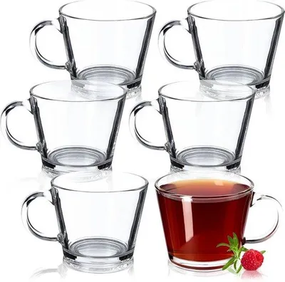 Produktbild von Famanu Teeglas-Set – – Gläser für Kaffee oder Tee – 380 ml