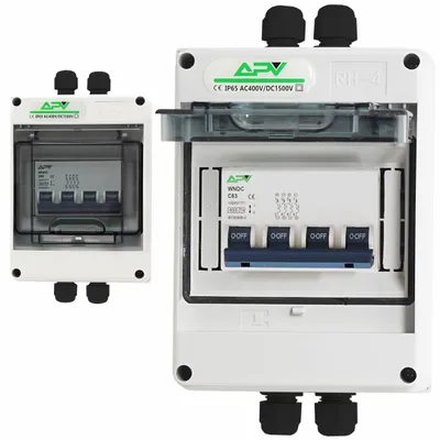 Produktbild von DC Trennschalter Solar PV Sicherungsautomat Leistungsschalter 4 Polig 63A