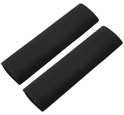 Produktbild von 2 Stück Gurtpolster Auto Kinder Flanell Schwarz