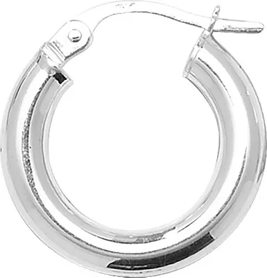 Produktbild von 925 Sterling Silber Damen - Paar Creolen - 10mm; WJS1904