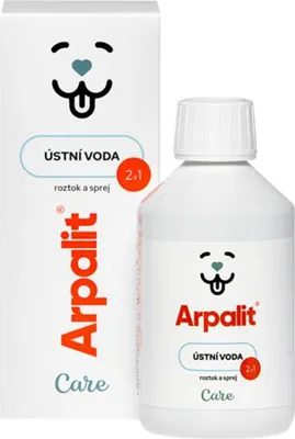 Imagen del producto de Arpalit Care, enjuague bucal 2 en 1, solución y spray, 250 ml