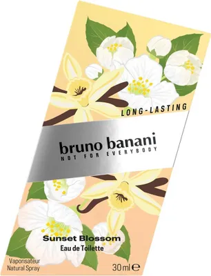 Productafbeelding van BRUNO BANANI Sunset Blossom Eau de Toilette 30 ml. Verleidelijke geur