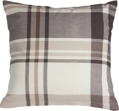 Zdjęcie produktu dla Poszewka bawełniana – 40 x 40 cm – szara, pomarańczowa