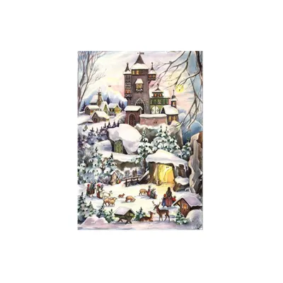 Immagine prodotto di Calendario dell'Avvento "Castello di Natale" con festosa ambientazione da castello