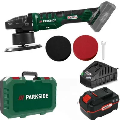 Produktbild von PARKSIDE 20 V Akku-Poliermaschine PPMAS  20-Li, Akku 4.0 AAh / Ladegerät