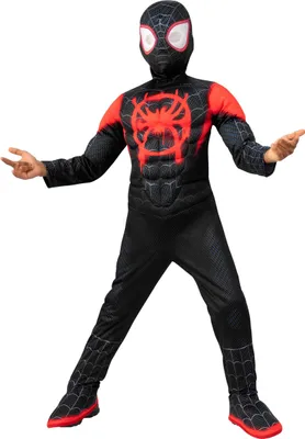Produktbild von Spiderman Miles Morales Kostüm für Kinder - 104/116 (5-6 Jahre)