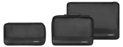 Productafbeelding van Packing Cubes Set 3-delig, reis- & koffer organizer, zwart
