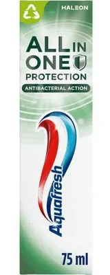 Produktbild von Aquafresh Zahnpasta „All in One Protection“ mit antibakterieller Wirkung (75 ml)