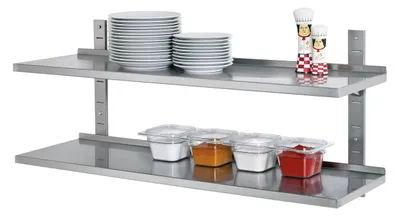 Produktbild von Bartscher Wandregal Set, 1200x355 komplett