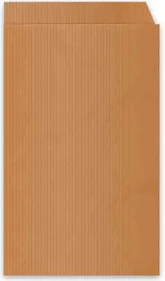 Produktbild von 500 Hot Dog Beutel / Tüten PAP 100 x 190 mm braun 2-seitig geöffnet