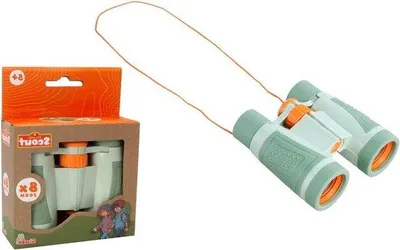 Obrázek produktu pro Dalekohled pro začátečníky - dětský dalekohled - objevování přírody - 8x zvětšení - 11 cm - modrá barva