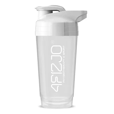 Produktbild von 4FIZJO Sport Shaker 700 ml, BPA frei, auslaufsicher, PP Kunststoff, weiß