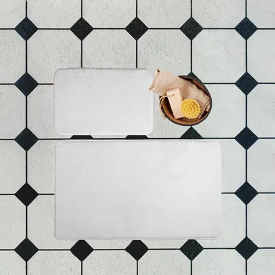Produktbild von Bosdela 2-teiliges Plush-Set 60x100 cmWhite